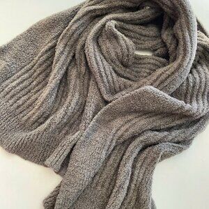Barefoot Dreams CozyChic Lite Ribbed Scarf~ Gray